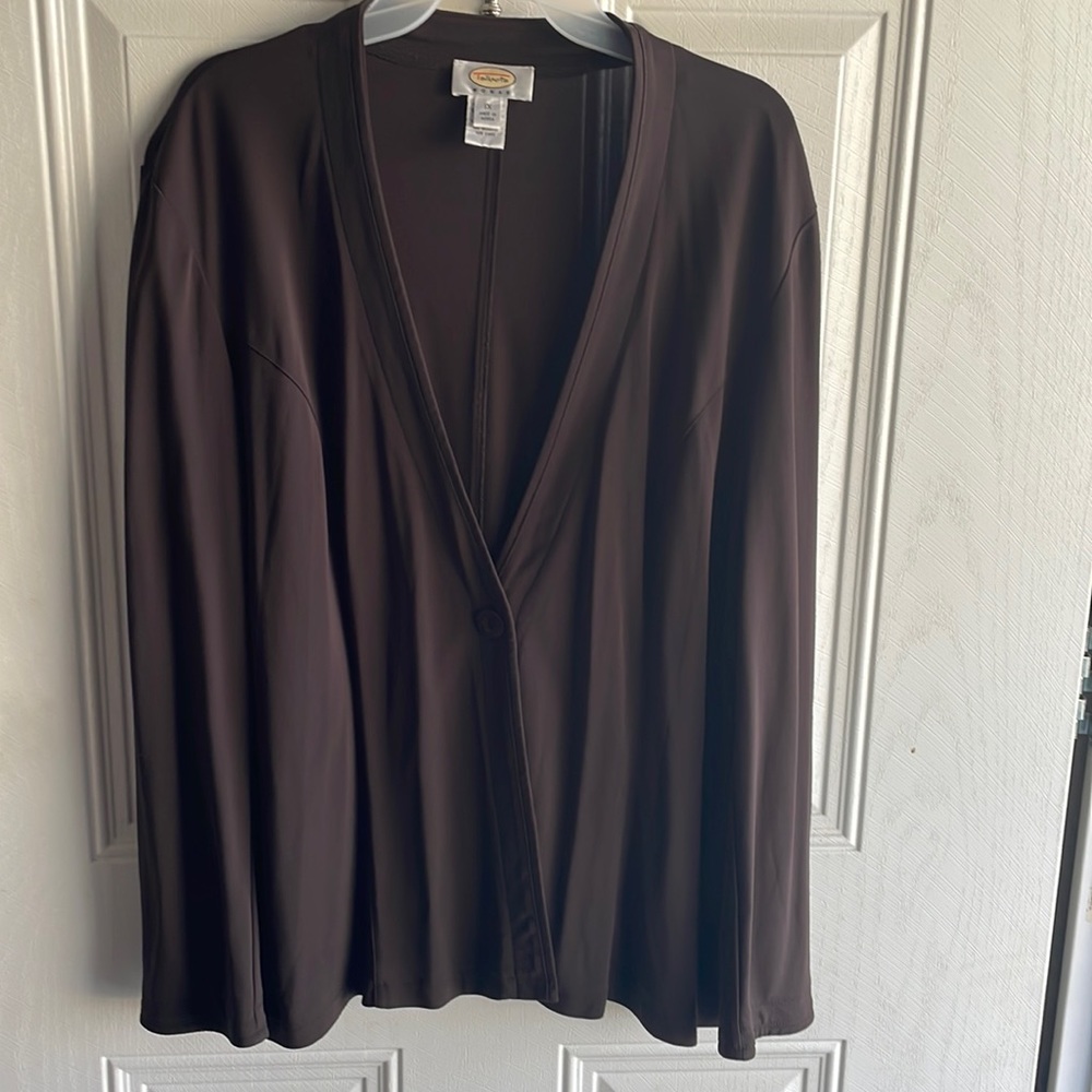 Talbots Brown light weight cardigan